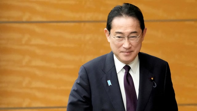 Former Japanese prime minister Fumio Kishida was attacked in April 2023 during an election campaign event in Wakayama. 