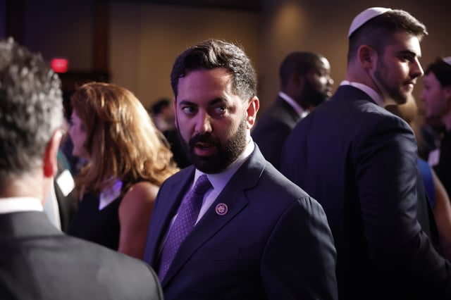 U.S. Rep. Mike Lawler (R-NY) attends an event titled &#34;Fighting Anti-Semitism in America&#34; attended by prominent Jewish donors at the Hyatt Regency Capitol Hill on September 19, 2024 in Washington, DC.