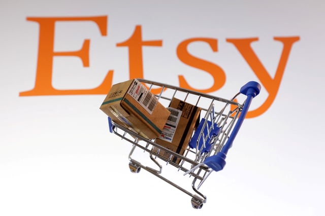 Etsy logo is seen in this illustration taken, February 11, 2025. REUTERS/Dado Ruvic/Illustration/File Photo
