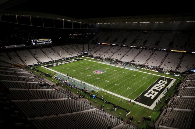 American Football - NFL - Philadelphia Eagles v Green Bay Packers - Corinthians Arena, Sao Paulo, Brazil - September 6, 2024 General view inside the stadium before the match REUTERS/Carla Carniel/File Photo