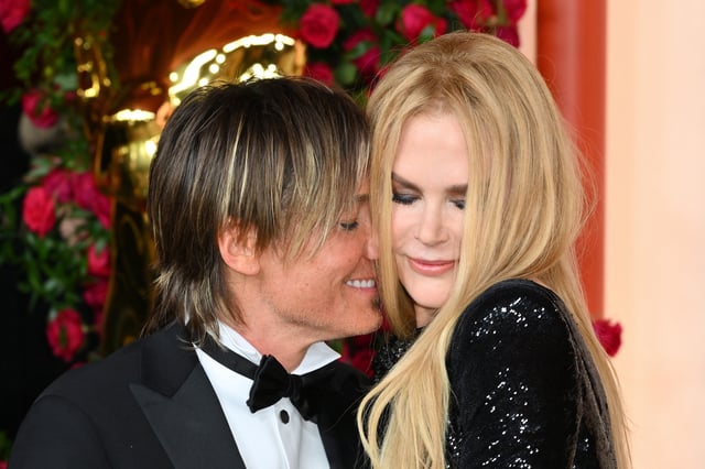 Keith Urban and Nicole Kidman attend the 95th Annual Academy Awards at the Dolby Theatre in Hollywood, California on March 12, 2023.