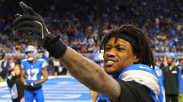 The NFL has closed the case against Detroit Lions' Jameson Williams, who faced no disciplinary action after an October incident involving an unlicensed firearm. (Photo by Gregory Shamus / GETTY IMAGES NORTH AMERICA / Getty Images via AFP)