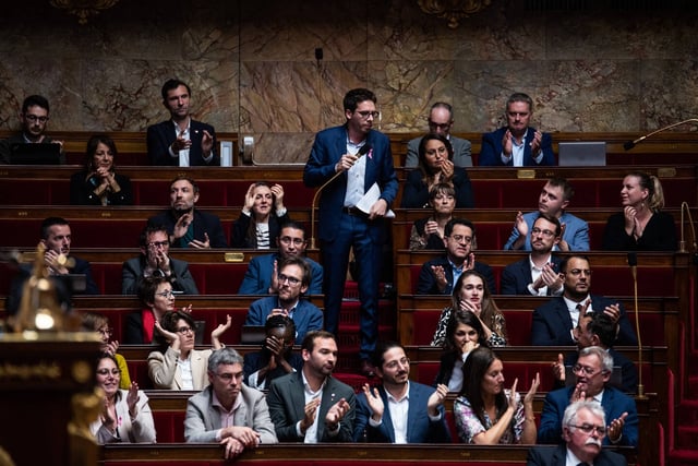 Le député LFI Hadrien Clouet à l'Assemblée nationale le 15 octobre.