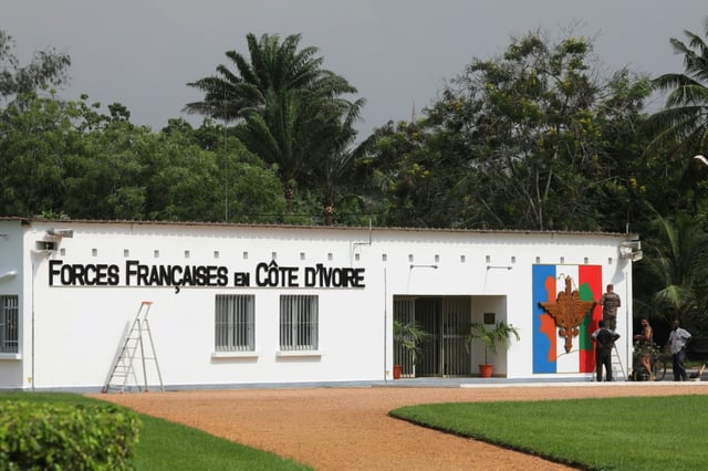 France has handed over its military base in Port-Bouet, Ivory Coast