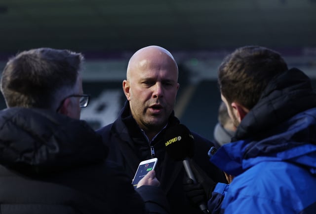 Soccer Football - FA Cup - Fourth Round - Plymouth Argyle v Liverpool - Home Park, Plymouth, Britain - February 9, 2025 Liverpool manager Arne Slot speaks to media after the match REUTERS/David Klein/File Photo