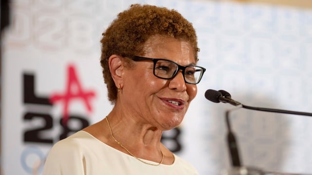 Deadly wildfires broke out in the Los Angeles area during Mayor Karen Bass&#39;s visit to Ghana and constituents voiced outrage over their mayor being absent. Bass returned to Los Angeles the day after fires broke out. While she was initially silent when pressed about her trip, Bass now admits the trip was ill-advised. (AP file photo/David Goldman)