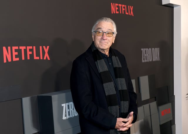 Robert De Niro attends the Zero Day World Premiere on February 18, 2025 in New York City.