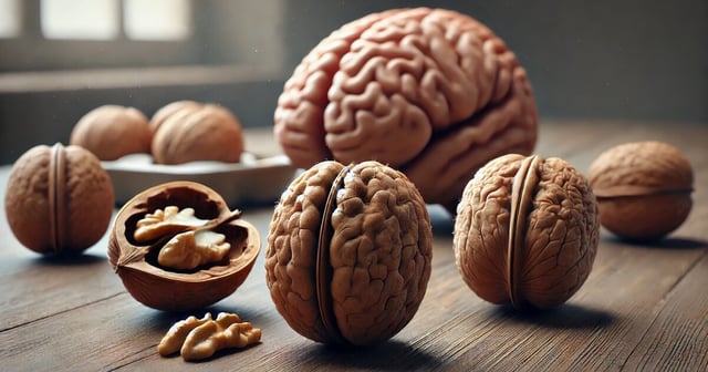 Eating a handful of walnuts with breakfast boosts brain function throughout the day