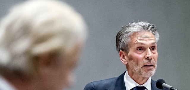 Ministerpräsident Dick Schoof bei der Vereidigung der Regierung im Juli 2024