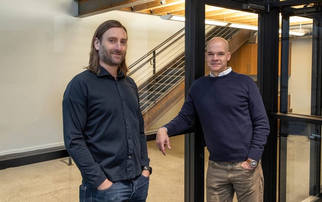 Kapta Space co-founders Adam Bily (left) and Milton Perque. Credit: Kapta Space