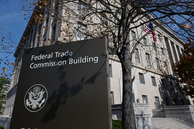 The headquarters of the US Federal Trade Commission in Washington. The FTC says it wants to hear from the public so it can &#34;better understand how technology platforms deny or degrade users’ access to services based on the content of their speech or affiliations, and how this conduct may have violated the law.&#34; (AFP photo via Getty Images/Roberto Schmidt)