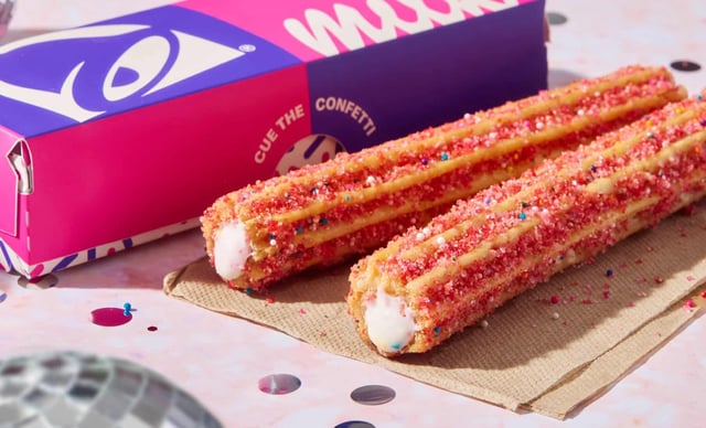 Taco Bell Milk Bar Birthday Cake Churros