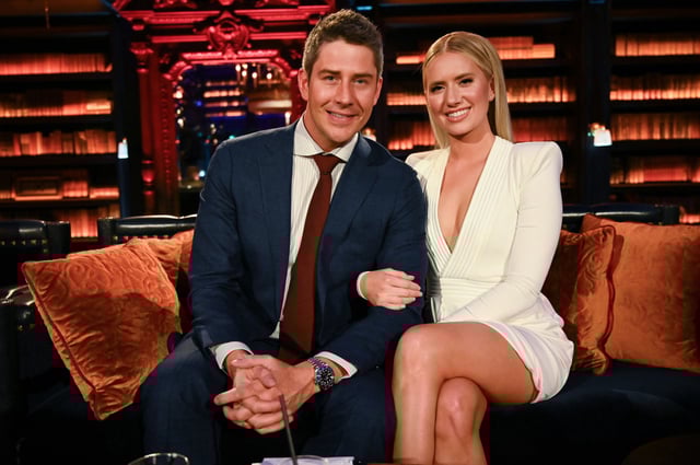 Arie Luyendyk Jr. and wife Lauren on "The Bachelor Presents: Listen to Your Heart" May 2020.