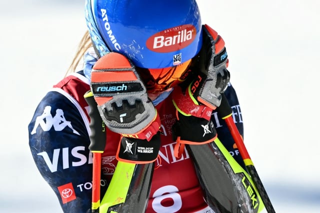 Mikaela Shiffrin failed to qualify for the second run of Saturday's giant slalom in Sestriere