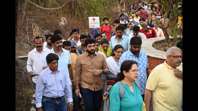 The two-member bench observed that it is for the planning authority to consider the feasibility of the construction of Balbharati Road which according to it would relieve the traffic congestion at Law College Road.   (HT PHOTO)