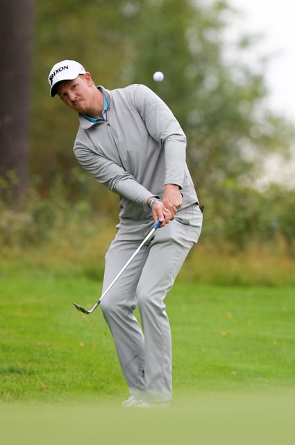 Golf - European Tour - Nordea Masters - Hills GC, Gothenburg, Sweden - August 18, 2018 South Africa's Jacques Kruyswijk in action during the third day of Nordea Masters in Molndal.  Anders Wiklund/TT News Agency/via REUTERS/File Photo