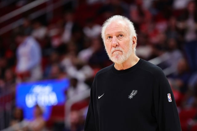 San Antonio Spurs head coach Gregg Popovich pictured during a preseason game in October.