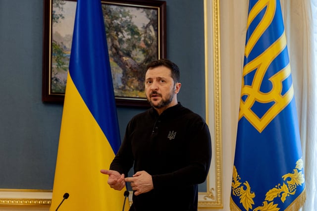 Ukrainian President Volodymyr Zelenskyy said he would be willing to step down to achieve peace in Ukraine.