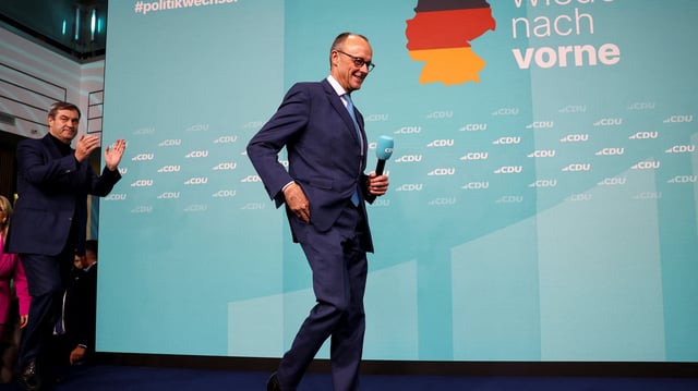 Selon les premiers sondages, la CDU-CSU menée par Friedrich Merz est arrivée en tête des élections législatives ce dimanche avec près de 28,5% des voix.