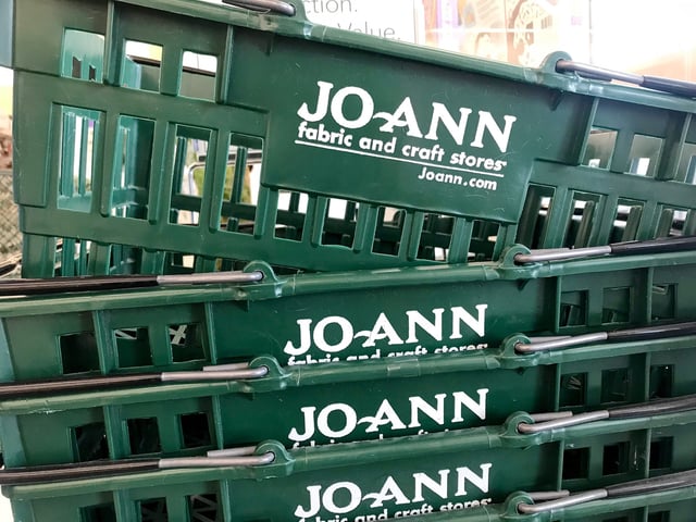 Joann Fabrics store basket