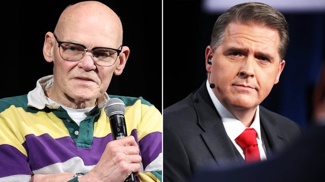 James Carville and Scott Jennings.