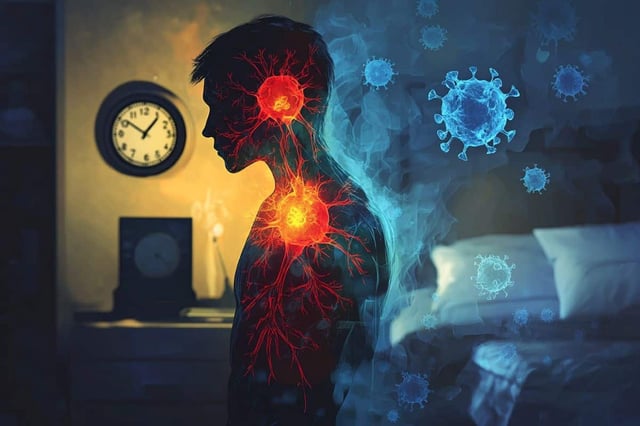 Non-classical monocytes were also increased significantly in obese participants, correlating with reduced sleep quality and elevated pro-inflammatory markers. Credit: Neuroscience News