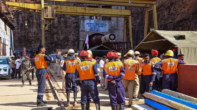 A team of rat miners who successfully rescued workers trapped in Uttarakhand’s Silkyara tunnel in 2023 also joined the rescue ops