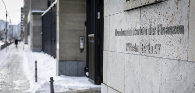 Das Bundesministerium für Finanzen in Berlin