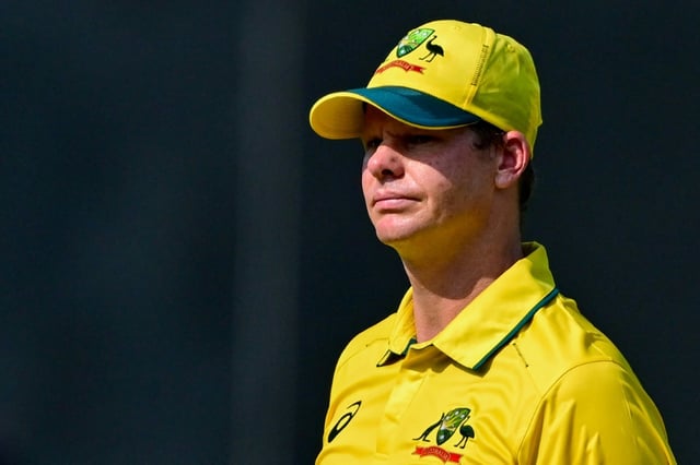 Hundred bound: Steve Smith is currently captaining Australia at the Champions Trophy in the absence of Pat Cummins