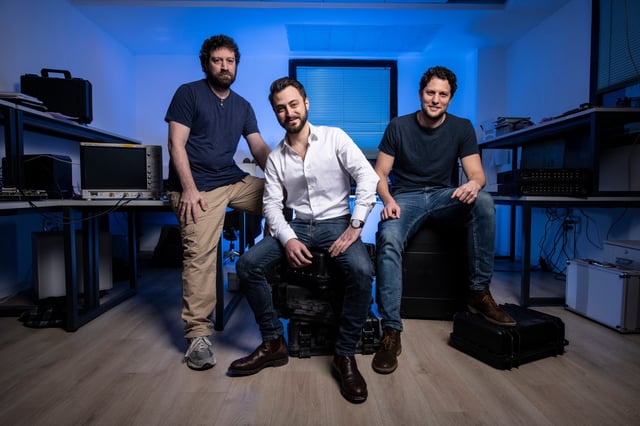 QM founders, Dr Yonatan Cohen, Dr Itamar Sivan, Dr Nissim Ofek.