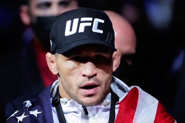Michael Chandler walks to the Octagon prior to facing Charles Oliveira of Brazil for their Championship Lightweight Bout at the UFC 262 event at Toyota Center on May 15, 2021 in Houston, Texas.