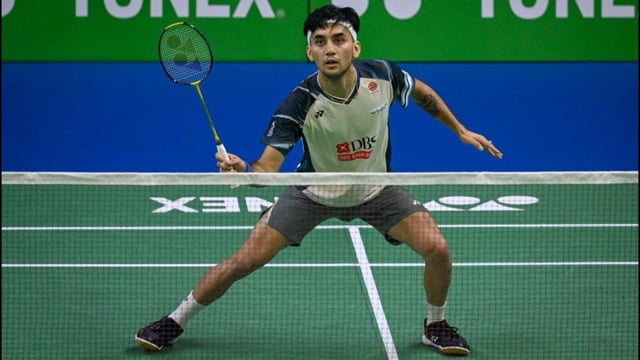 Indian badminton player Lakshya Sen. (Hindustan Times)