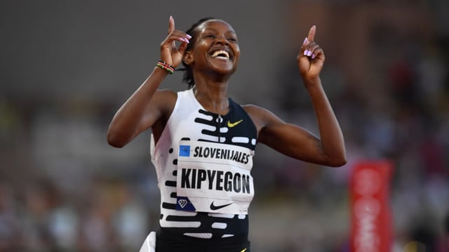 Scientists studied Faith Kipyegon’s world-record time, and hope to organise an event with her