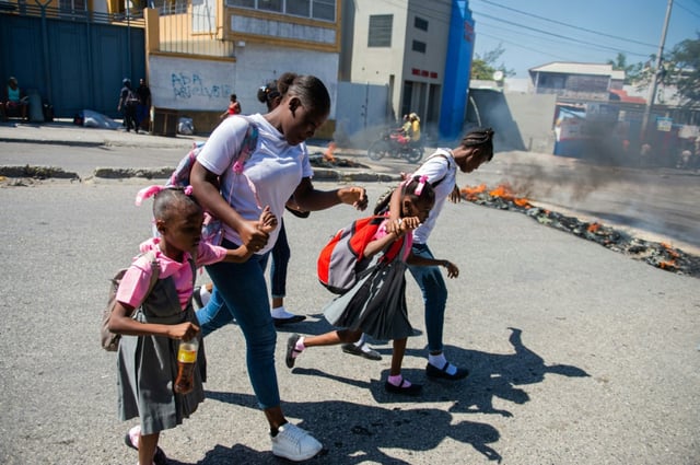 Thousands in Haiti have fled violence in recent weeks, joining an estimated million of displaced people in the country