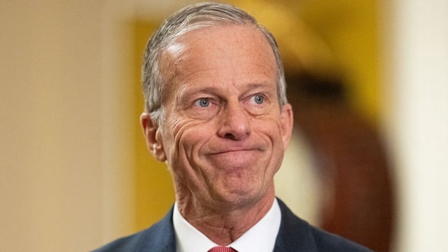 Senate Majority Leader John Thune (R-S.D.). Photo: Bill Clark/CQ-Roll Call via Getty Images