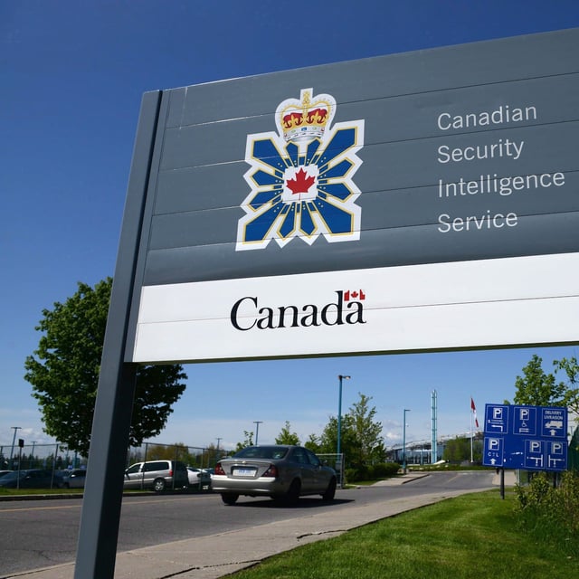 Security agencies from Canada and other members of the Five Eyes intelligence-sharing alliance are calling for a "whole-of-society response" to deal with the radicalization of young people lured into violent extremism. A sign for the Canadian Security Intelligence Service building is shown in Ottawa, Tuesday, May 14, 2013. THE CANADIAN PRESS/Sean Kilpatrick