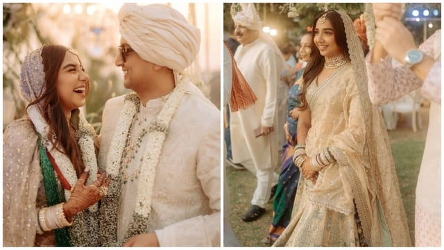 Prajakta Koli married Vrishank Khanal in an intimate ceremony. 