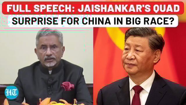 Full Speech: Jaishankar's Quad Surprise For China In Biggest Influence Race?