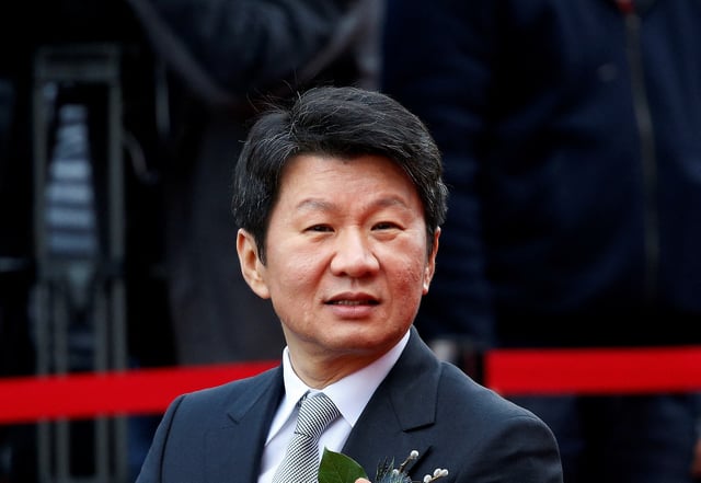 Chung Mong-gyu, Chairman of Hyundai Development Company, attends an opening ceremony for Shilla IPark Duty Free shop in Seoul, South Korea, March 25, 2016.  REUTERS/Kim Hong-Ji/File Photo