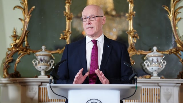 Speaking at Bute House on Wednesday, John Swinney described Nigel Farage as an “accomplice” and “apologist” for Russian actions in Ukraine