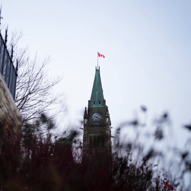The Peace Tower is pictured on Parliament Hill in Ottawa on Wednesday, Jan. 8, 2025. THE CANADIAN PRESS/Sean Kilpatrick