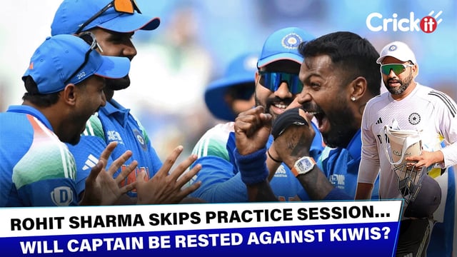 Injury Scare For India; Rohit Sharma To Miss Clash Against New Zealand?