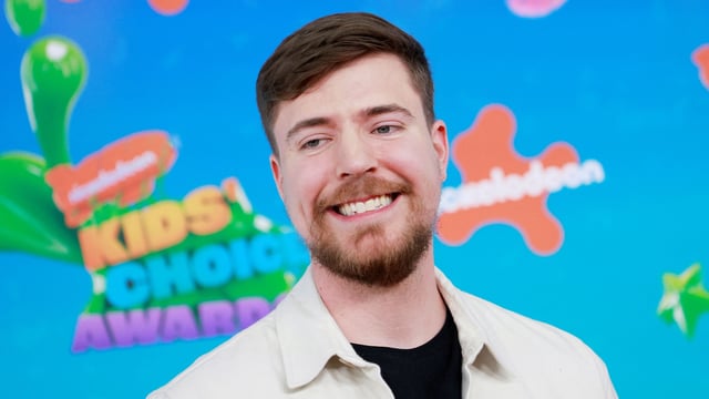 US YouTube personality Jimmy Donaldson, better known as MrBeast.
