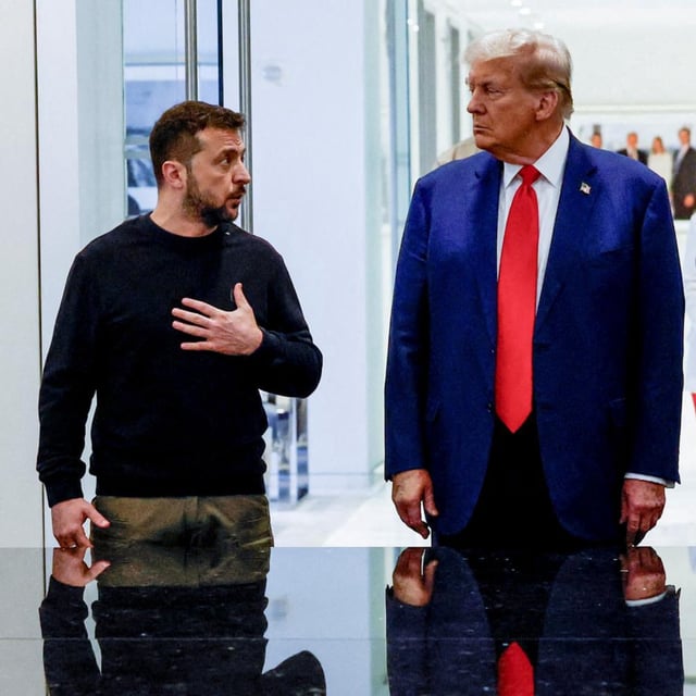 Selenskyj und Trump im vergangenen September in New York.