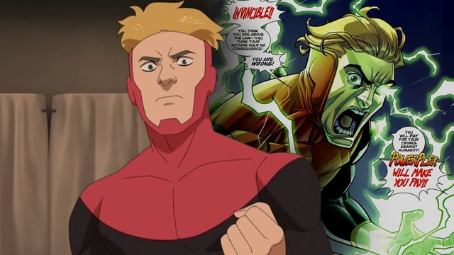 Powerplex in the Invincible TV and the comics