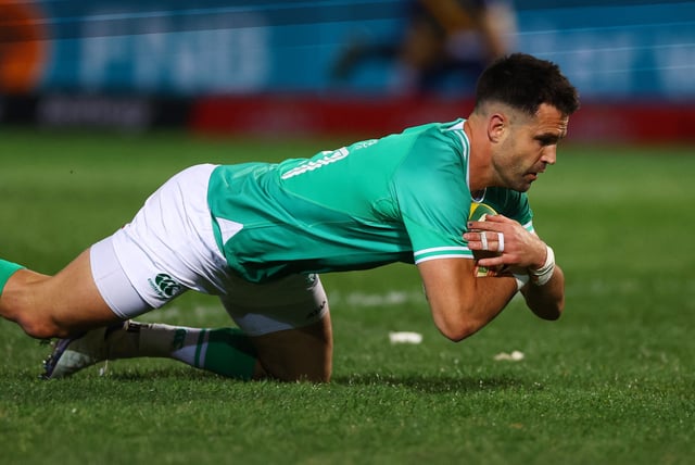 Rugby Union - South Africa v Ireland - Loftus Versfeld Stadium, Pretoria, South Africa - July 6, 2024 Ireland's Conor Murray scores a try REUTERS/Siphiwe Sibeko/File Photo