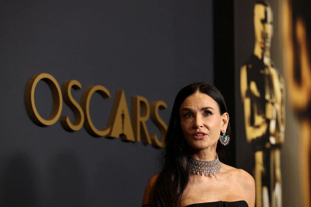 Demi Moore attends the Academy of Motion Picture Arts and Sciences 15th Governors Awards at the Ray Dolby Ballroom in Los Angeles, California, U.S. November 17, 2024. REUTERS/Mario Anzuoni/File Photo