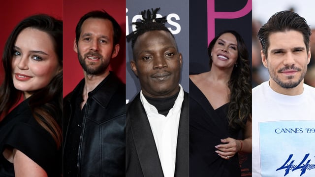 Mallory Wanecque, Benjamin Lavernhe, Abou Sangaré, Karla Sofia Gascón et François Civil sont en position d’écrire vendredi l’histoire des César.