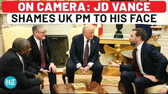 ON CAMERA: JD VANCE SHAMES UK PM TO HIS FACE