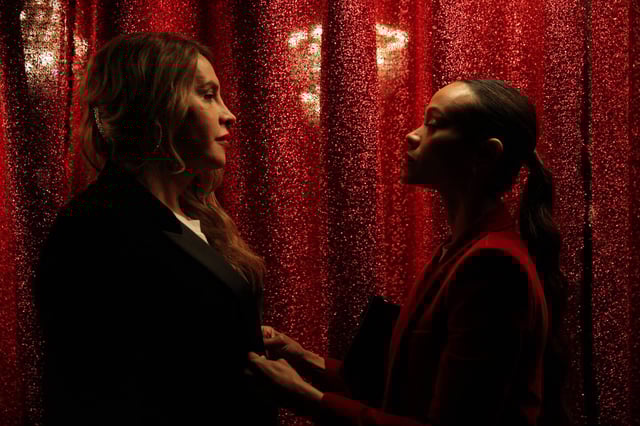 Karla Sofía Gascón et Zoe Saldana dans «Emilia Perez». Le film est nommé treize fois pour les oscars et douze pour les césars.